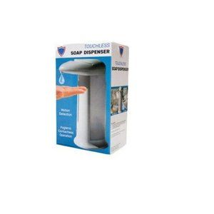 NEW TOUCHLESS WHITE SOAP DISPENSER BATTERY OPERATED MOTION DETECTION